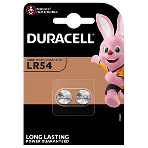 2 DURACELL Knopfzellen LR54 1,5 V von Duracell