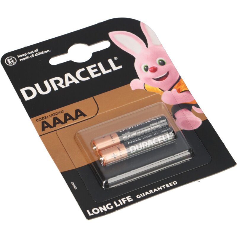 2er Blister Duracell MX2500 AAAA Batterie AlMn 2er Blister Duracell MX2500 AAAA Batterie AlMn von Duracell