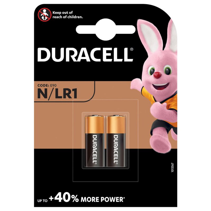 2er Pack Duracell 1,5V MN9100 Lady Batterie 825mAh AlMn von Duracell