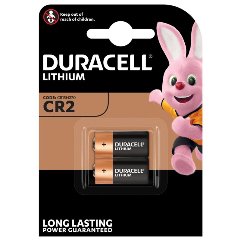 2x Duracell Photobatterie CR2 Ultra Lithium 3V / 850mAh von Duracell