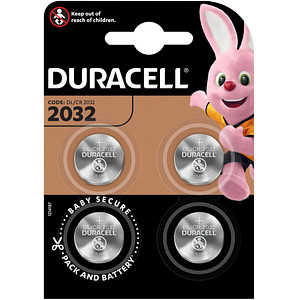 4 DURACELL Knopfzellen CR2032 3,0 V 4 DURACELL Knopfzellen CR2032 3,0 V von Duracell