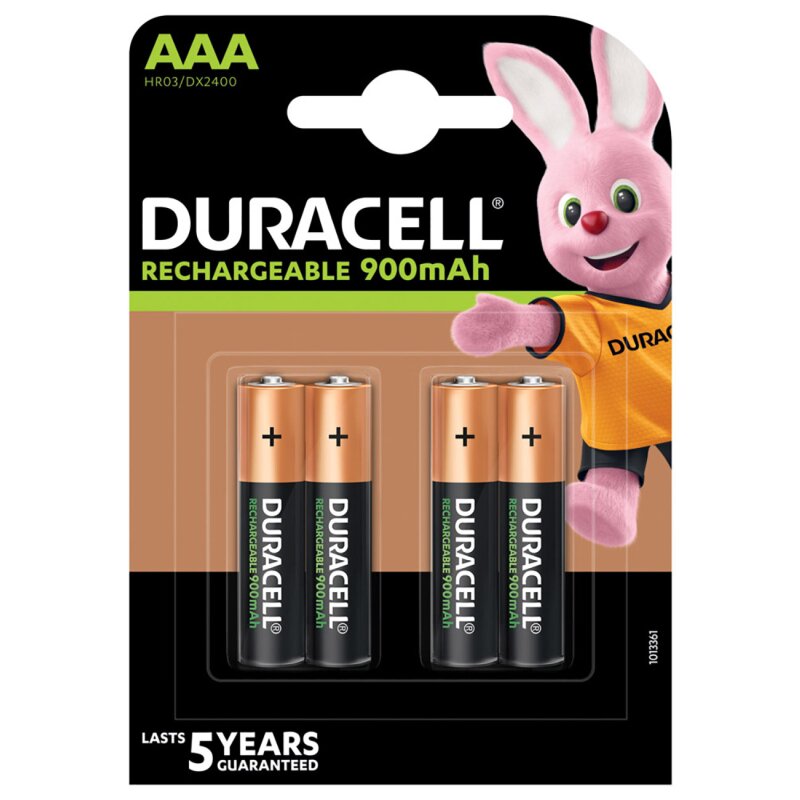 4x Duracell PreCharged AAA Micro Akku 1,2V 900mAh 4x Duracell PreCharged AAA Micro Akku 1,2V 900mAh von Duracell