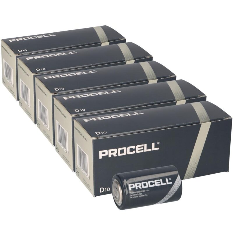 50x Duracell Procell MN1300 Mono Batterie von Duracell