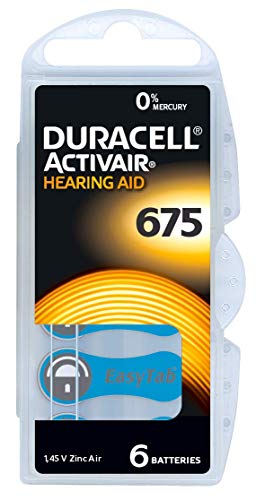60 St. DURACELL Easytab DA 675 - für alle Hörgeräte mit Batterietyp 675 60 St. DURACELL Easytab DA 675 - für alle Hörgeräte mit Batterietyp 675 von Duracell