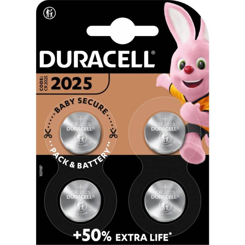 CR2025 Lithium-Knopfzelle 3V, Batterie von Duracell