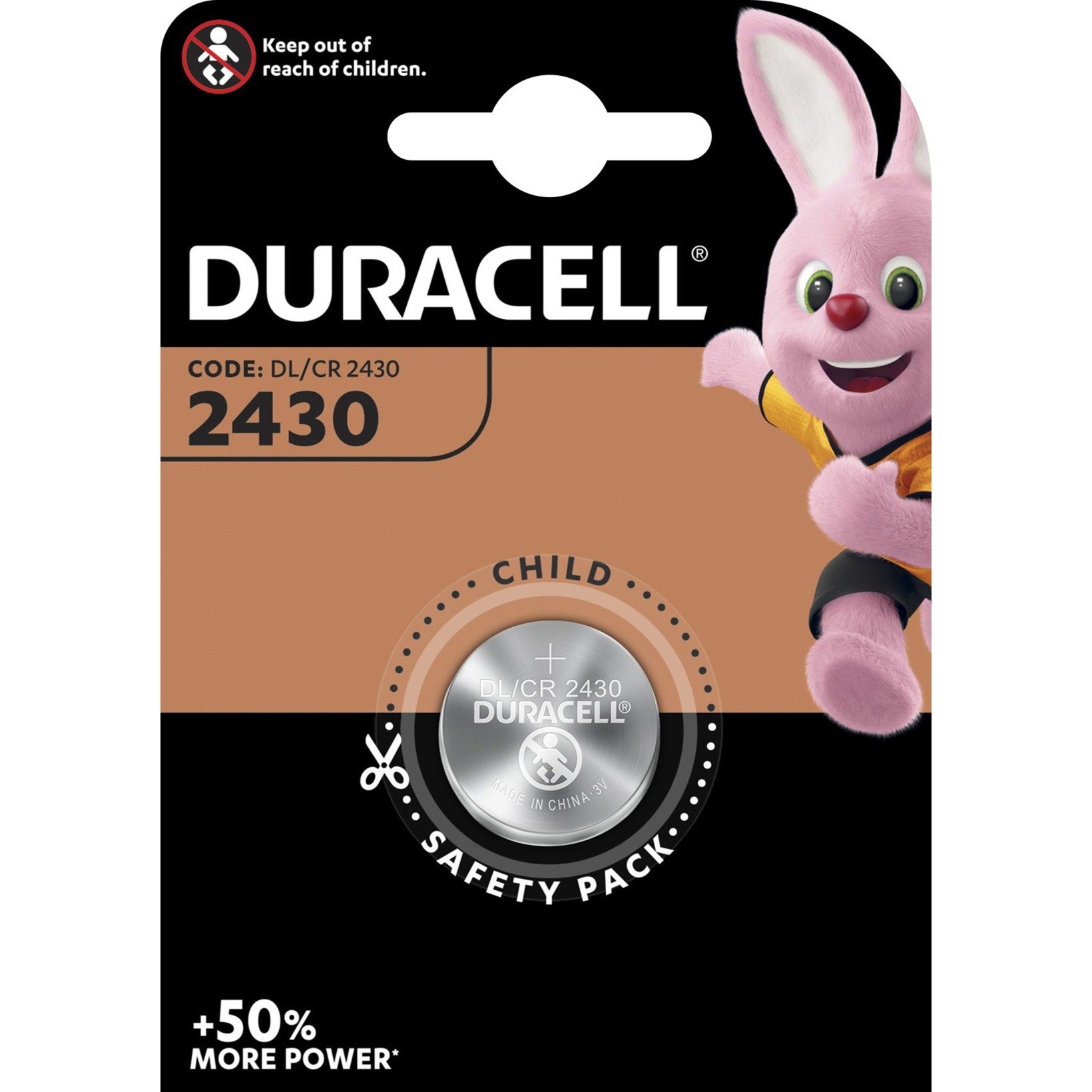 CR2430, Batterie von Duracell