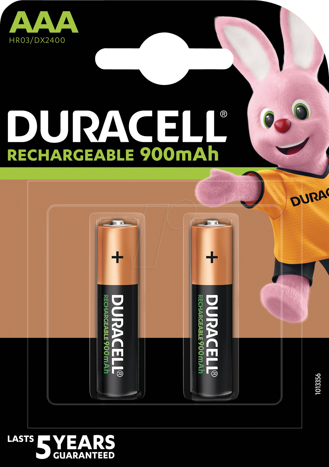 DURA NIMH AAA2 - NiMH Akku, AAA (Micro), 900 mAh, 2er-Pack von Duracell