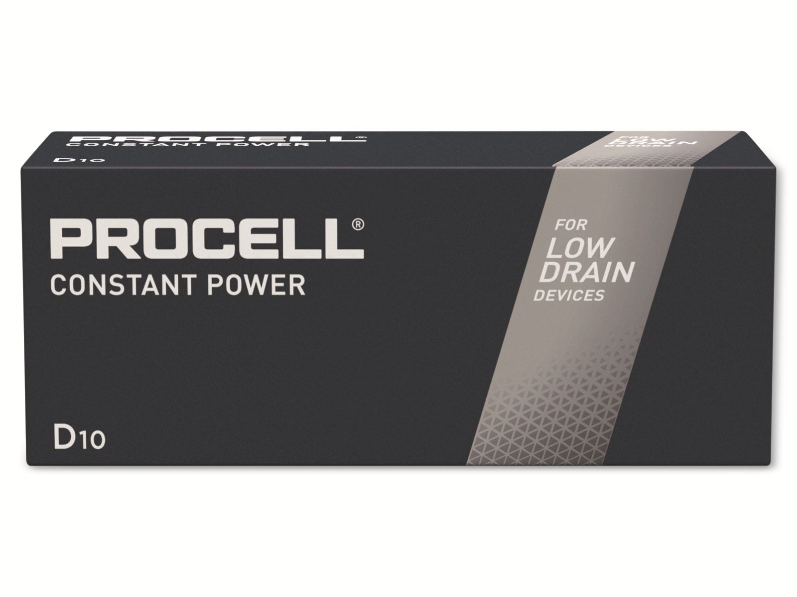 DURACELL Alkaline-Mono-Batterie LR20, 1.5V, Procell Constant, 10 Stück von Duracell