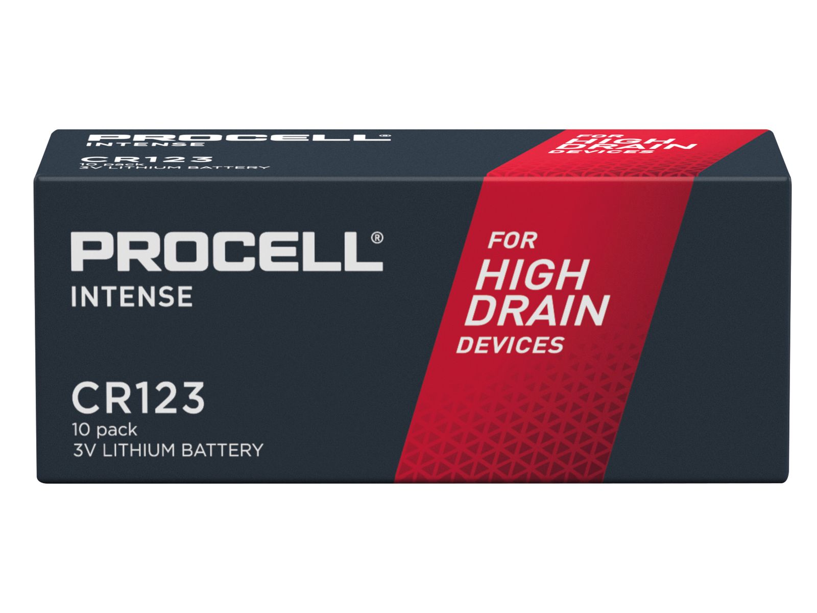 DURACELL Lithium-Batterie, CR123A, 3V, Intense Power, 10 Stück von Duracell