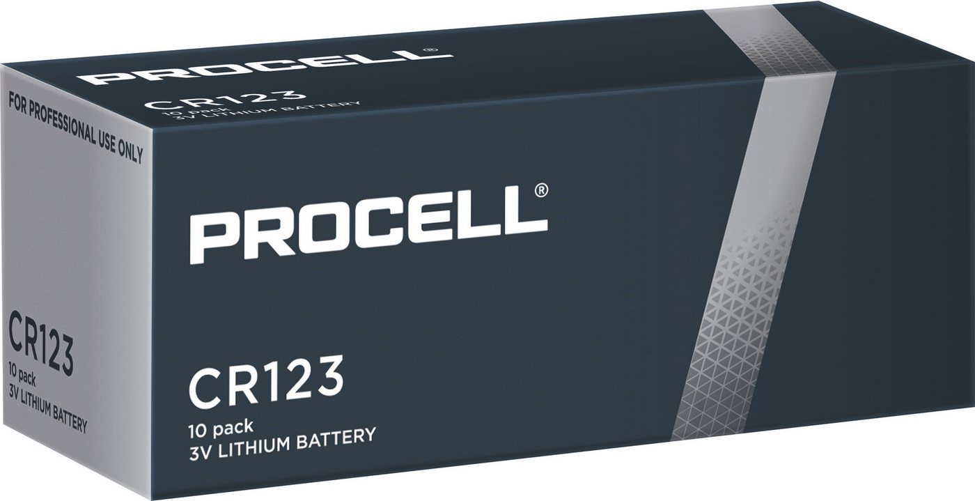 Duracell 10 Procell Constant CR123A / CR123 Lithium Batterien im 10er Karton Batterie Duracell 10 Procell Constant CR123A / CR123 Lithium Batterien im 10er Karton Batterie von Duracell