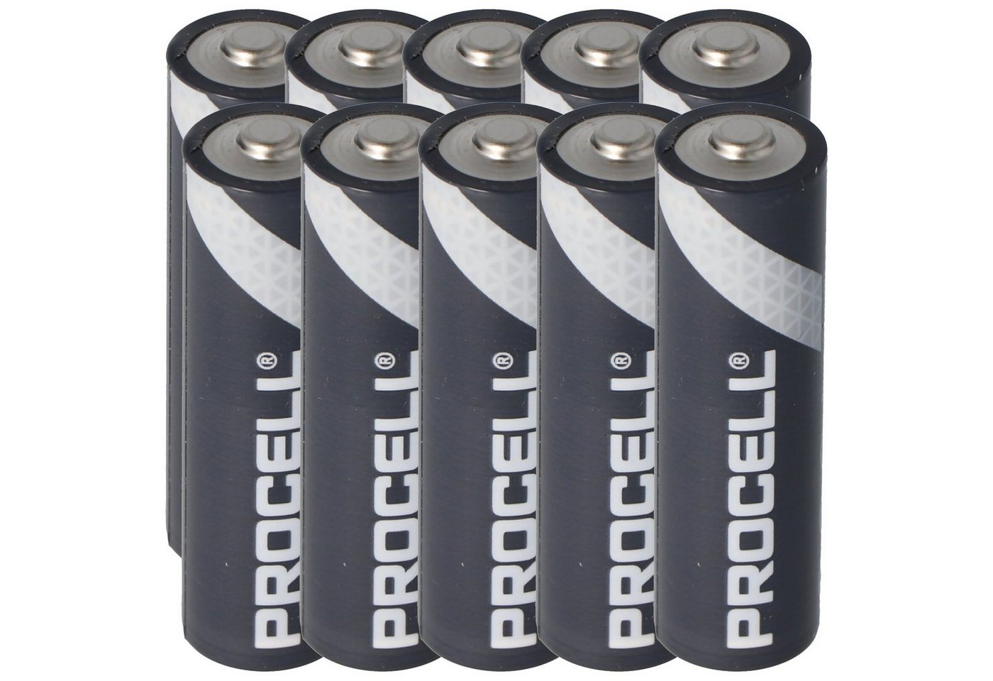 Duracell 10 Stück Duracell Procell Alkaline AA Mignon, LR6 im Karton Batterie, (1,5 V) von Duracell