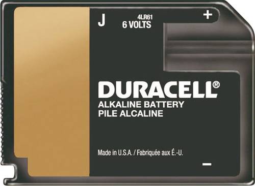 Duracell 4LR61 Block Spezial-Batterie 6V (Flat Pack) Alkali-Mangan 6V 500 mAh 1St. von Duracell