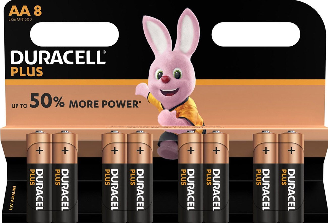 Duracell 8x Duracell MN1500 1,5V Plus Power Mignon Batterie Batterie Duracell 8x Duracell MN1500 1,5V Plus Power Mignon Batterie Batterie von Duracell