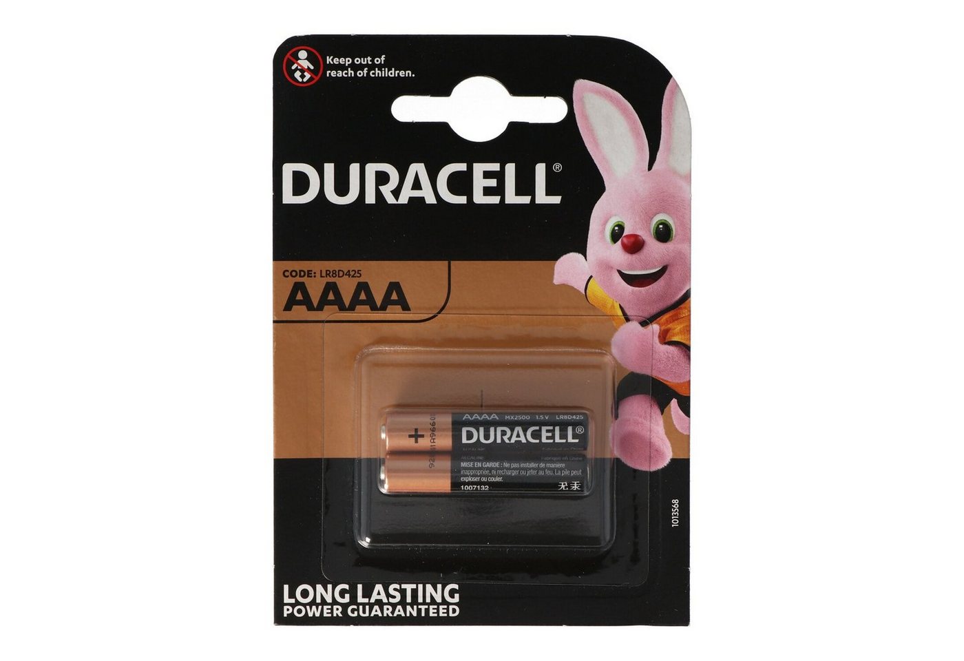 Duracell AAAA DURACELL ULTRA M3 MN2500 bitte Abmessungen ca. 41,5 x 8,3mm beac Batterie, (1,5 V) von Duracell