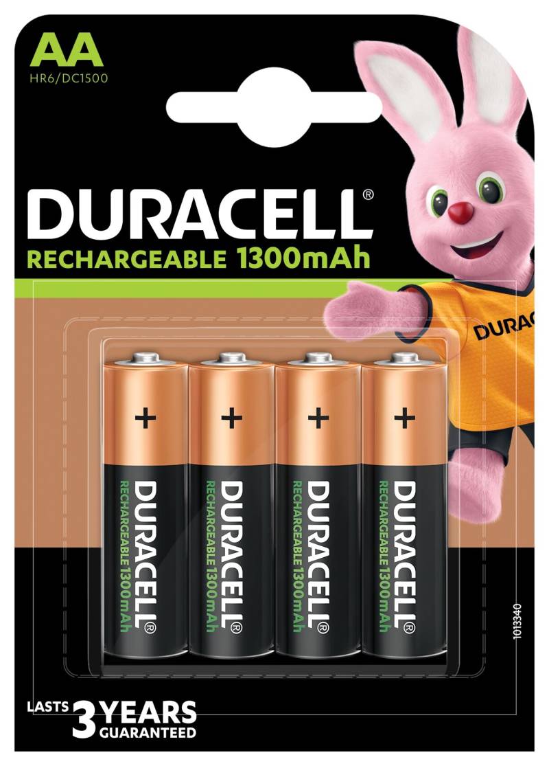 Duracell Akku Recharge  AA  HR6  1300mAh 4St. von Duracell