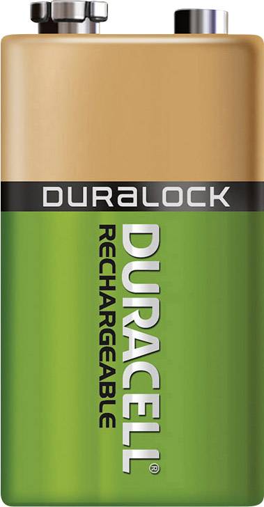 Duracell Akku Rechargeable   Block  -  9V        170mAh 1St. von Duracell