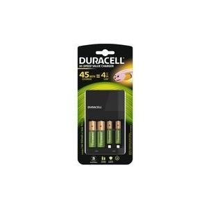 Duracell CEF14 - Batterieladeger�t - 4 Std. - 4xAA/AAA - mit 2 x AA 1300 mAh batteries and 2 x AAA 750 mAh (118577) von Duracell