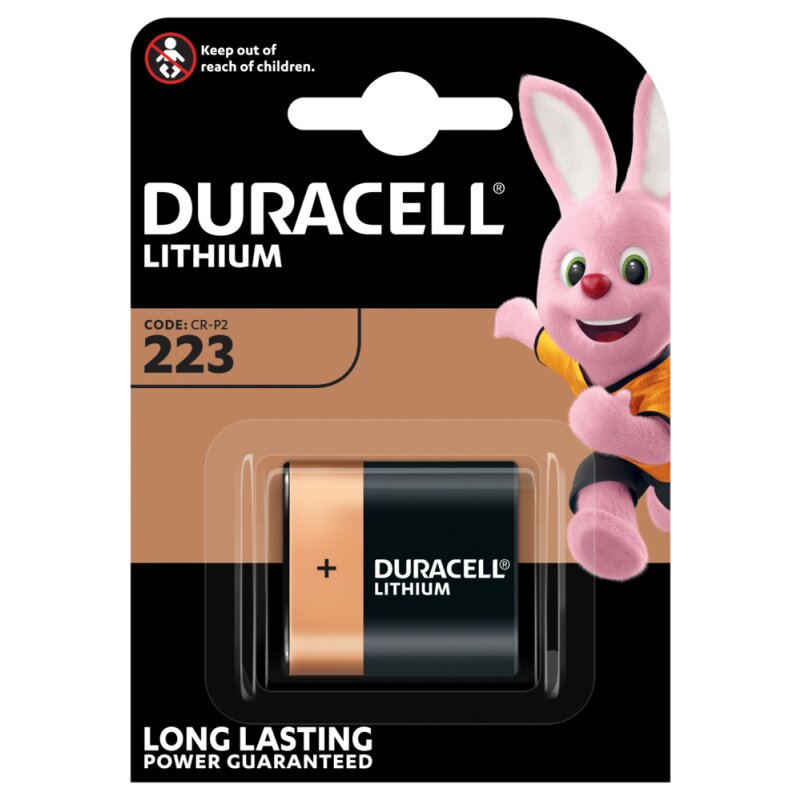 Duracell CR-P2 DL223 Lithium Batterie 6V 1,4Ah von Duracell