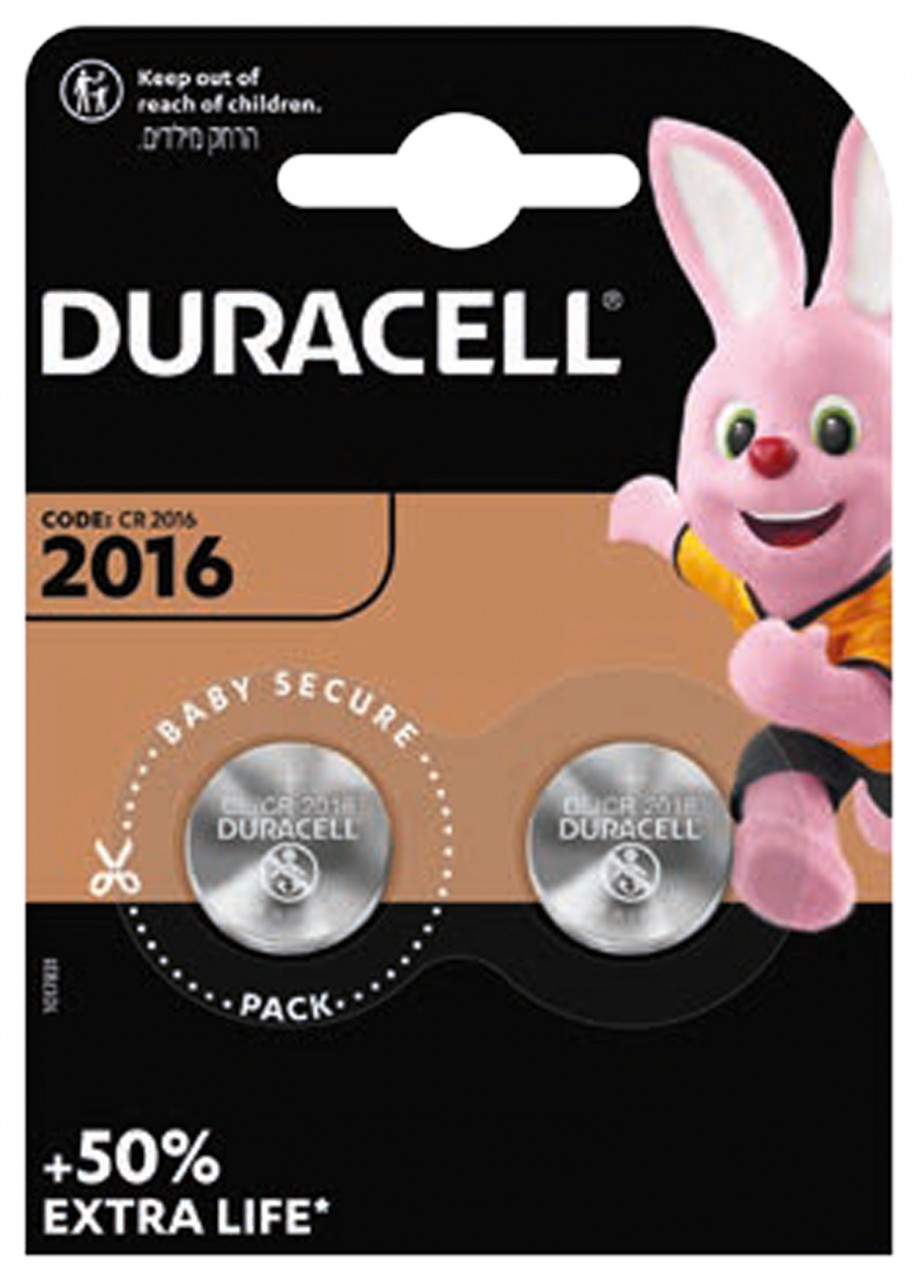Duracell CR2016 Lithium Batterie im 2er Blister Duracell CR2016 Lithium Batterie im 2er Blister von Duracell