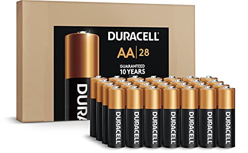 Duracell CopperTop AA Alkaline Batterien, langlebig, Allzweck-Doppel-A Batterie für Haushalt und Geschäft, 28 Stück von Duracell