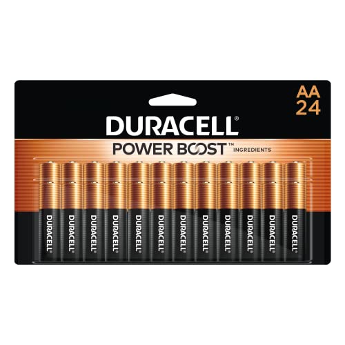 Duracell - CopperTop AA Alkaline Batterien - langlebige Allzweck-Doppel-A-Batterie für Haushalt und Geschäft - 24 Stück von Duracell