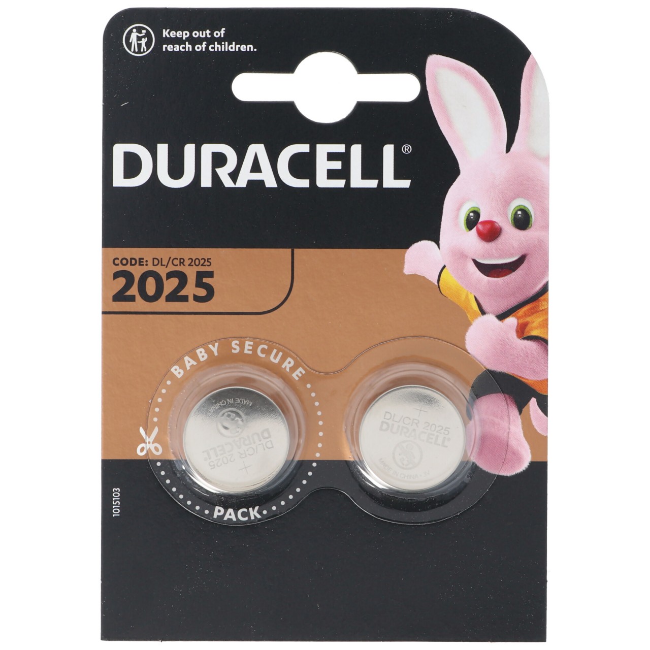 Duracell DL2025, CR2025 2er Blister 3 Volt Lithium Batterie Duracell DL2025, CR2025 2er Blister 3 Volt Lithium Batterie von Duracell
