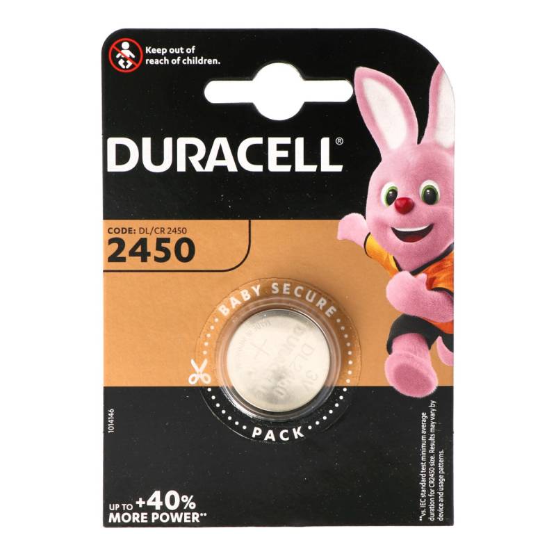 Duracell DL2450 Lithium Batterie IEC CR2450, 3 Volt 486mAh von Duracell