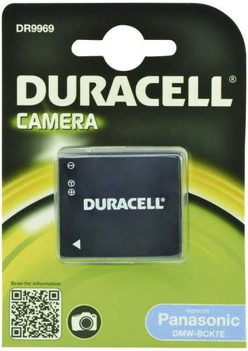 Duracell DMW-BCK7 Kamera-Akku ersetzt Original-Akku (Kamera) DMW-BCK7E 3.6V 630 mAh von Duracell