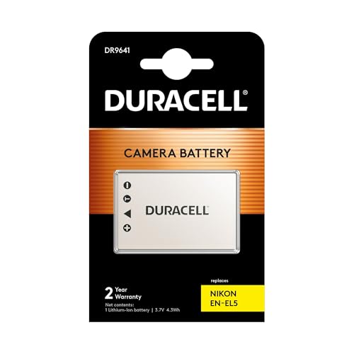 Duracell DR9641 Li-Ion Kamera Ersetzt Akku für EN-EL5 Duracell DR9641 Li-Ion Kamera Ersetzt Akku für EN-EL5 von Duracell