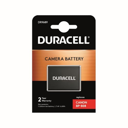 Duracell DR9689 Li-Ion Camcorder Ersetzt Akku für BP-808 von Duracell