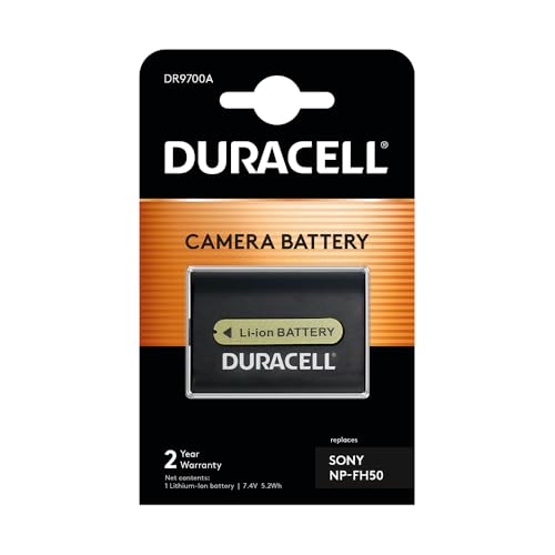 Duracell DR9700A Li-Ion Camcorder Ersetzt Akku für Sony NP-FH50/NP-FH70/NP-FH30 von Duracell