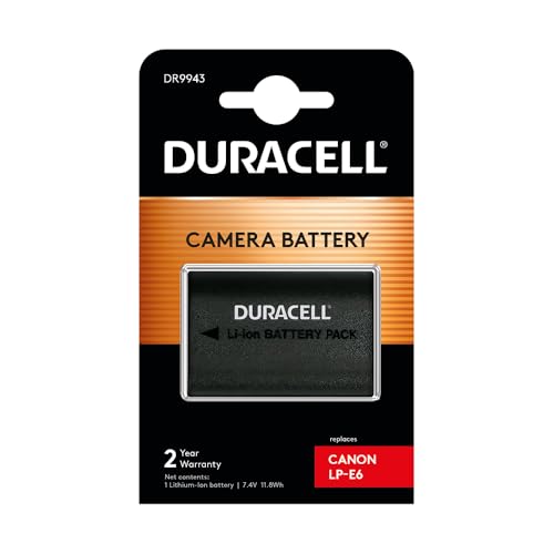 Duracell DR9943 Li-Ion Kamera Ersetzt Akku für LP-E6 von Duracell
