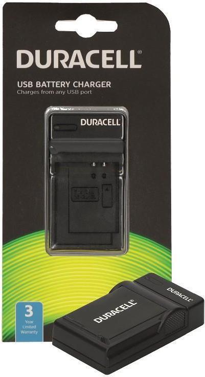 Duracell DRN5923 Replacement Nikon EN-EL12 USB Charger - Batterieladegerät - Schwarz - für Nikon Coolpix A1000, A900, AW120, AW130, P340, S9600, S9900, W300, KeyMission 170, 360 (DRN5923) von Duracell