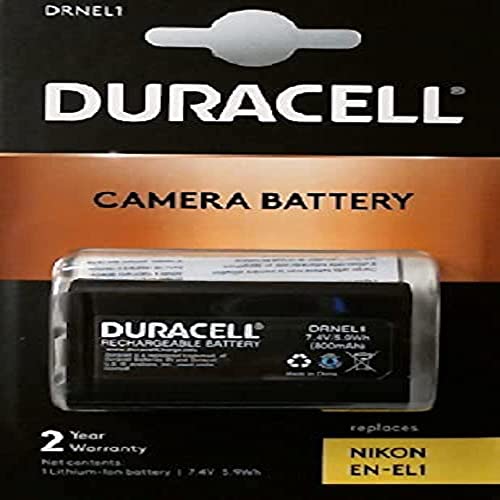 Duracell DRNEL1 Li-Ion Kamera Ersetzt Akku für Nikon EN-EL1 von Duracell