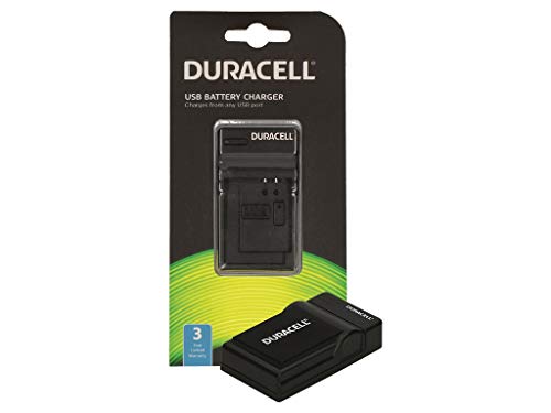 Duracell DRO5943 Ladegerät mit USB Kabel Schwarz von Duracell
