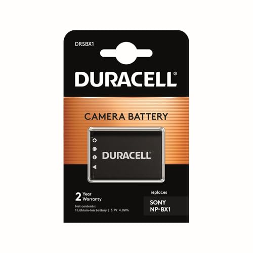 Duracell DRSBX1 Li-Ion Kamera Ersetzt Akku für NP-BX1 von Duracell