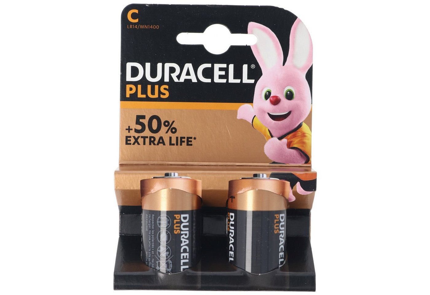 Duracell DURACELL Plus Baby/C/LR14 2er Pack Batterie, (1,5 V) von Duracell