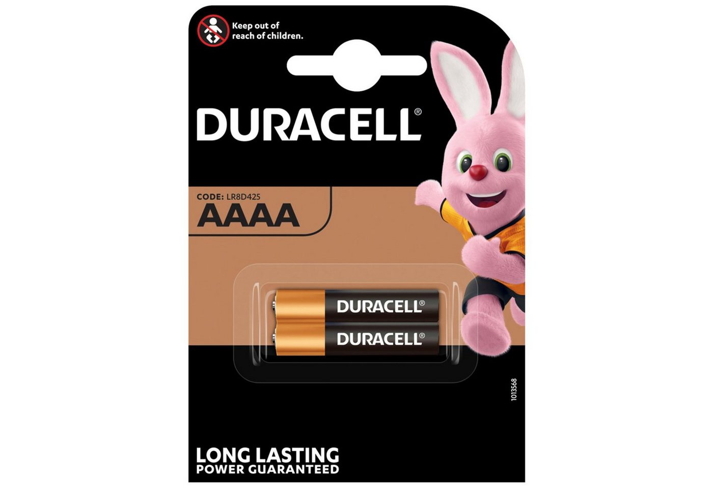Duracell Duracell AAAA MX2500 Alkaline Batterie 2er Blister Batterie, (1,5 Volt V) von Duracell
