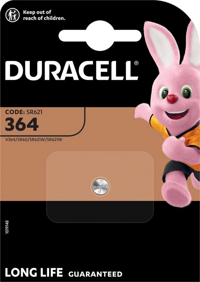 Duracell Duracell Batterie Silver Oxide, Knopfzelle, 364, SR60, 1.5V Watch, Re Knopfzelle von Duracell