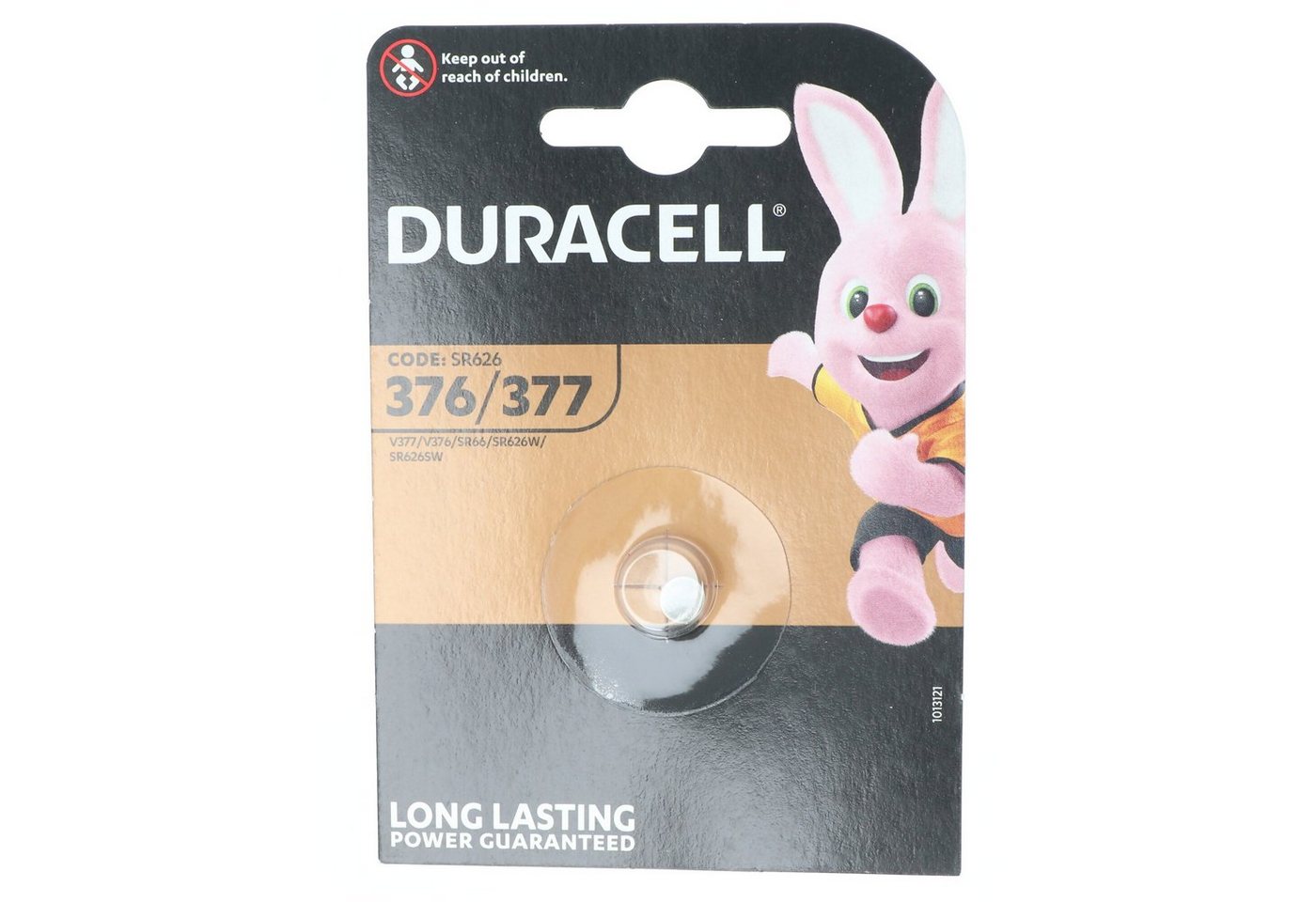 Duracell Duracell Batterie Silver Oxide, Knopfzelle, 376/377, SR66, 1.5V Watch Knopfzelle Duracell Duracell Batterie Silver Oxide, Knopfzelle, 376/377, SR66, 1.5V Watch Knopfzelle von Duracell