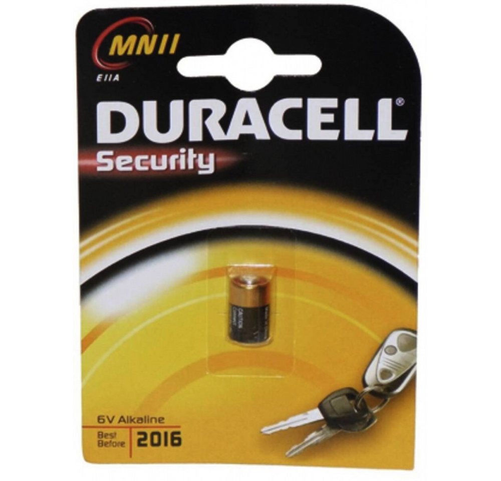 Duracell Duracell MN 11 Batterie für Sicherheitsgeräte. Akku Duracell MN 11 Security (6 Volt V), Ideal für Sicherheitsgeräte von Duracell