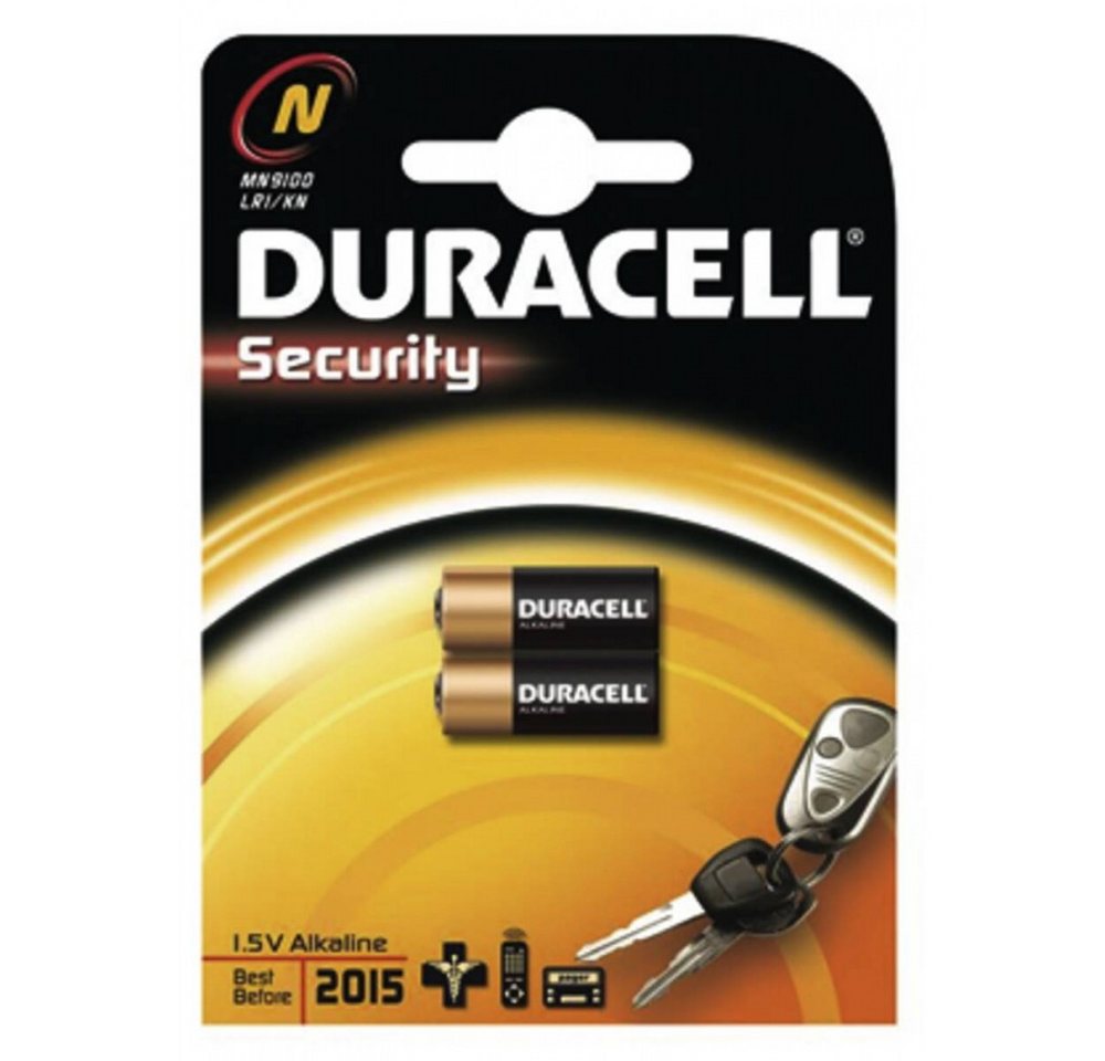 Duracell Duracell MN 9100 (N) Security 2er Blister Batterien. Akku Duracell MN 9100 (N) Security 2er Blister (1.5 Volt V), Hochwertige Duracell Qualität von Duracell