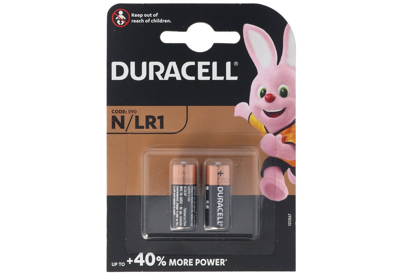 Duracell Duracell MN9100 Alkaline Batterie Lady LR1 Size N 1,5 Volt Batterie U Batterie, (1,5 V) von Duracell