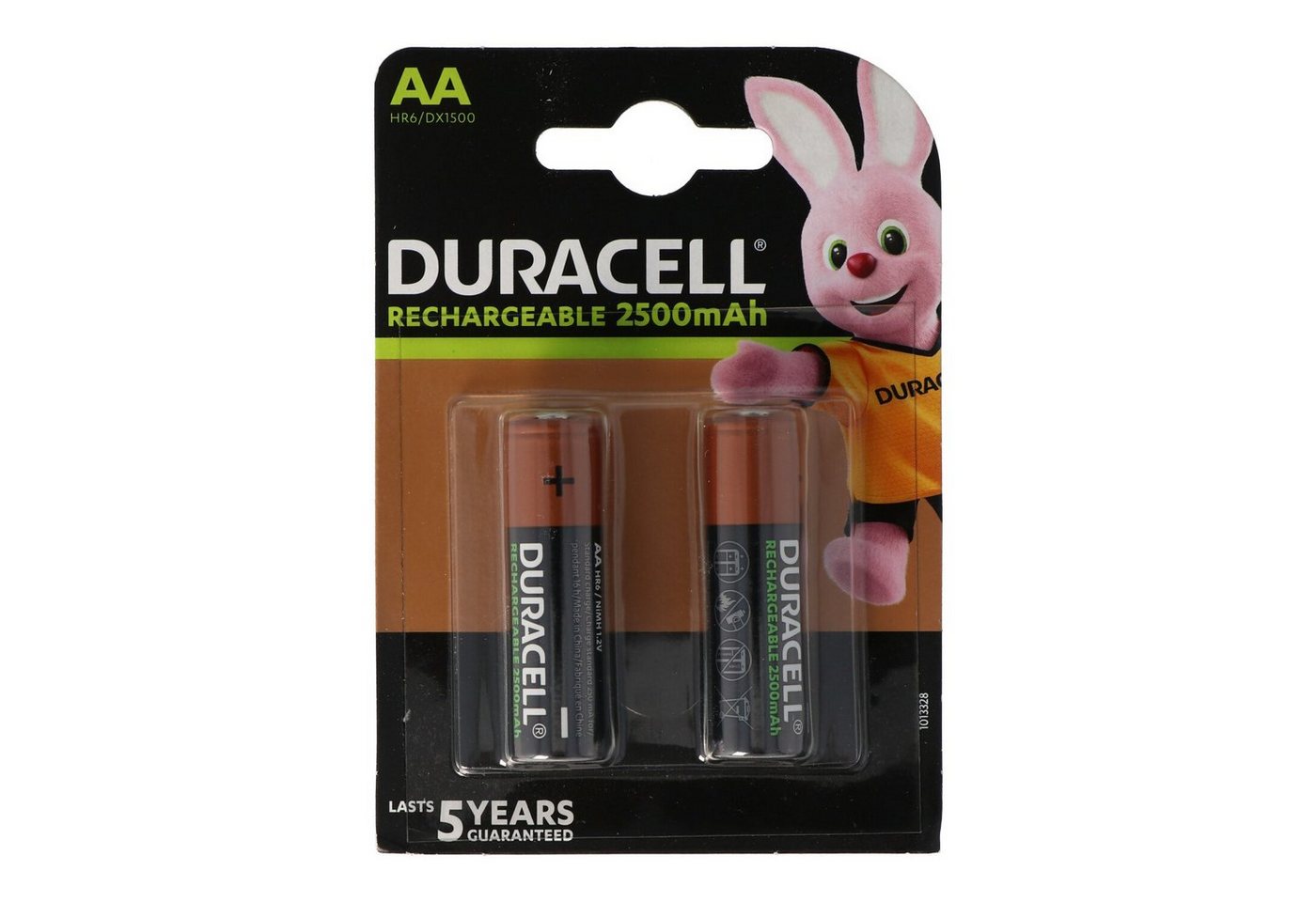 Duracell Duracell PreCharged Mignon Akku NiMH 1,2V mit max. 2500mAh im 2er Bli Akku 2500 mAh (1,2 V) von Duracell
