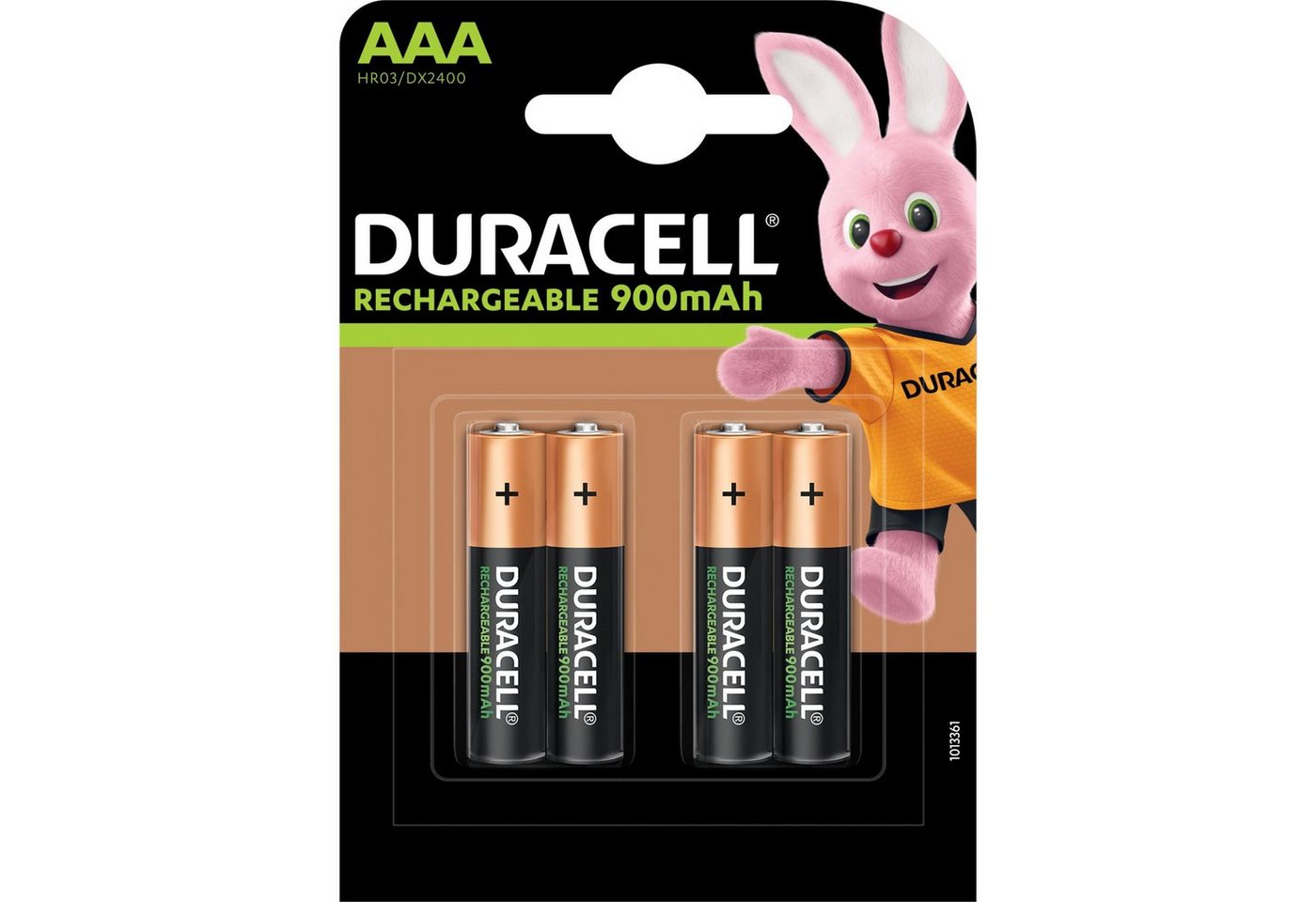 Duracell Duracell StayCharged (DUR203822), Akku, (4 Stück, Batterie von Duracell