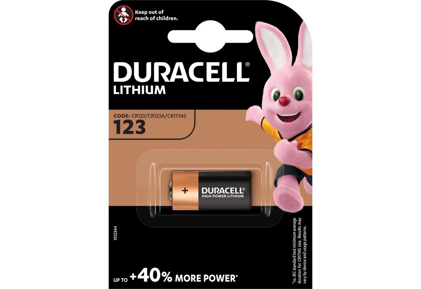 Duracell Duracell Ultra, Batterie, (1 Stück, CR123A) Akku von Duracell