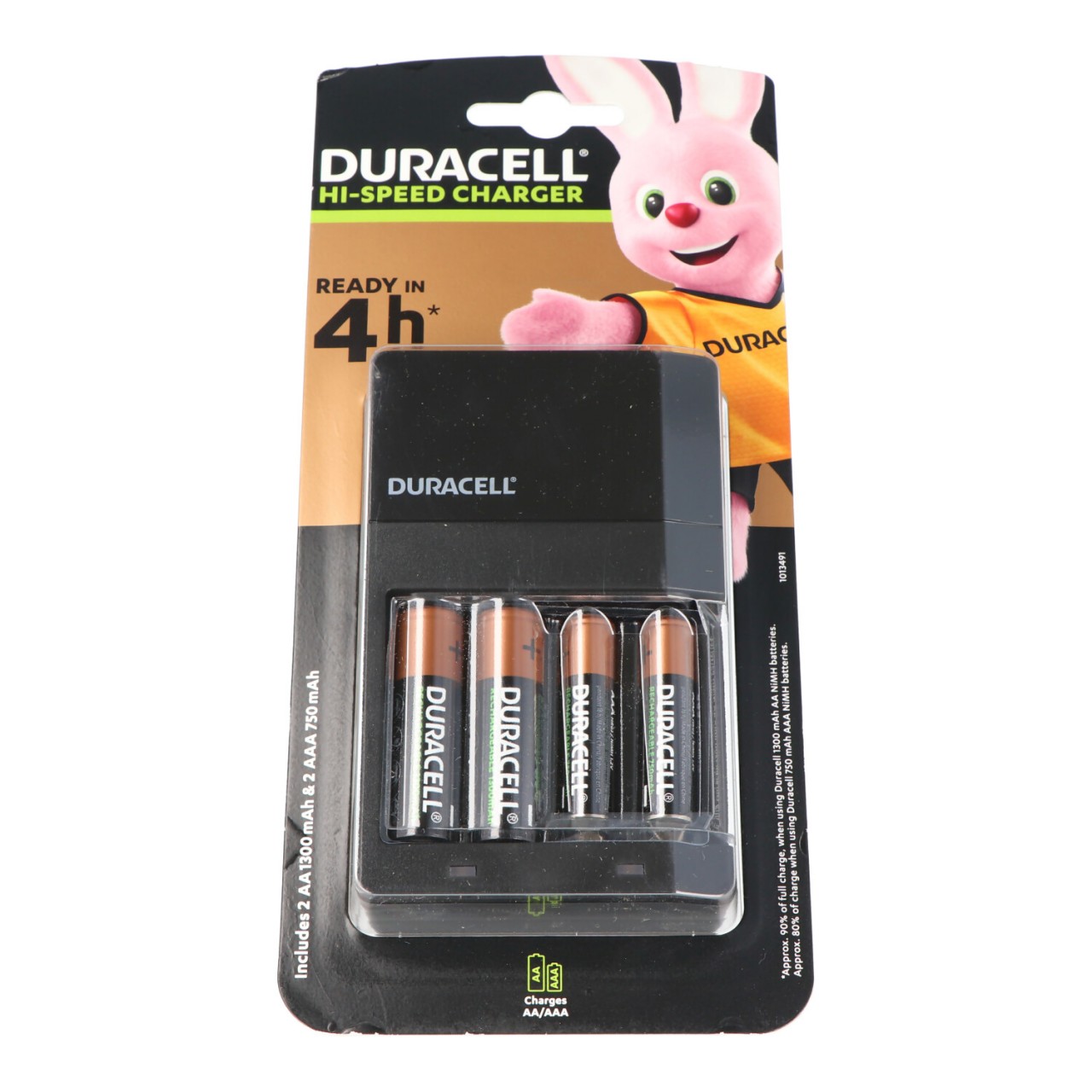 Duracell Hi-Speed Schnell-Ladegerät für NiMH AA und AAA Akkus, inkl. 2x AA und 2x AAA Akkus Duracell Hi-Speed Schnell-Ladegerät für NiMH AA und AAA Akkus, inkl. 2x AA und 2x AAA Akkus von Duracell
