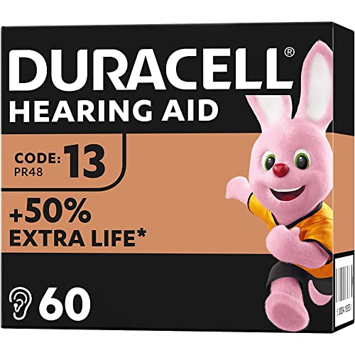 Duracell Hörgerätebatterien Größe 13, 60 Stück von Duracell