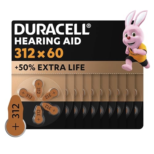 Duracell Hörgerätebatterien Typ 312 (60er-Pack) von Duracell