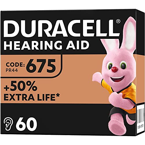 Duracell Hörgerätebatterien Größe 675, 60 Stück von Duracell